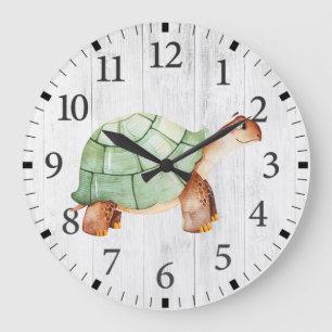 Horloge murale tortue mignonne
