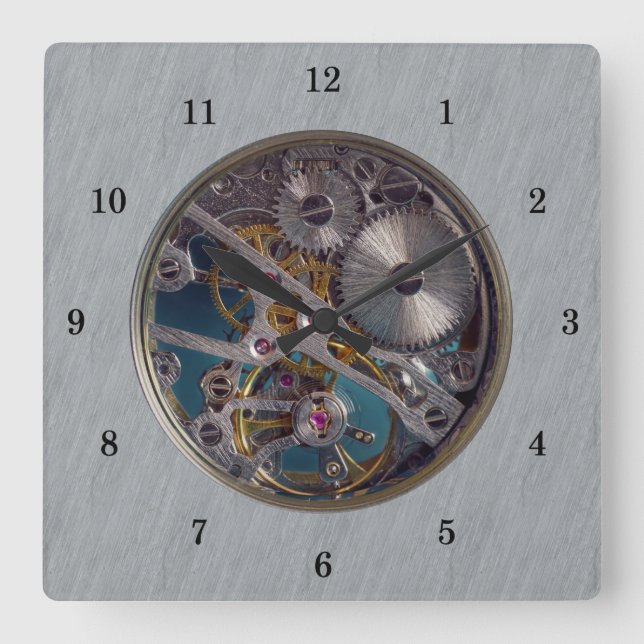 Horloge murale transparente simulée très amusante (Recto)