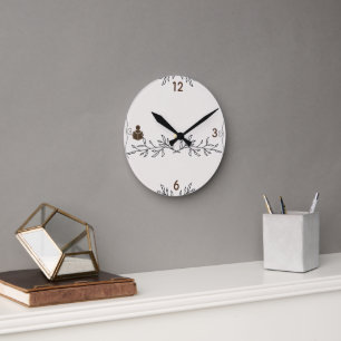 Horloge murale vintage Chapitres éternels