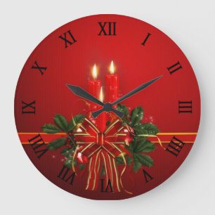 horloge murale vintage de Noël