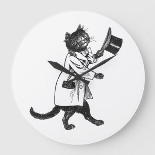 Horloge murale vintage du chapeau
