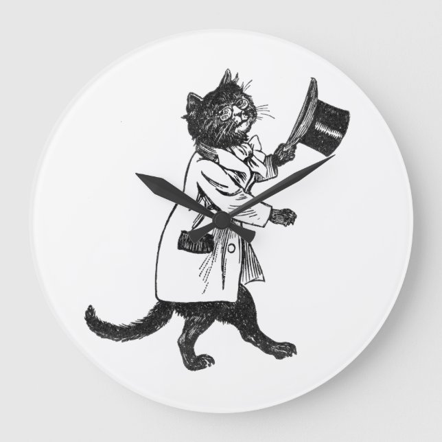 Horloge murale vintage du chapeau (Recto)