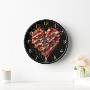 Horloge Ne Va Pas Bacon Mon Coeur, Drôle