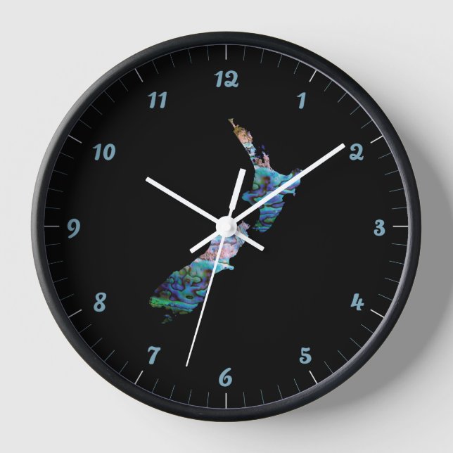Horloge NEW ZEALAND Paua (Recto)