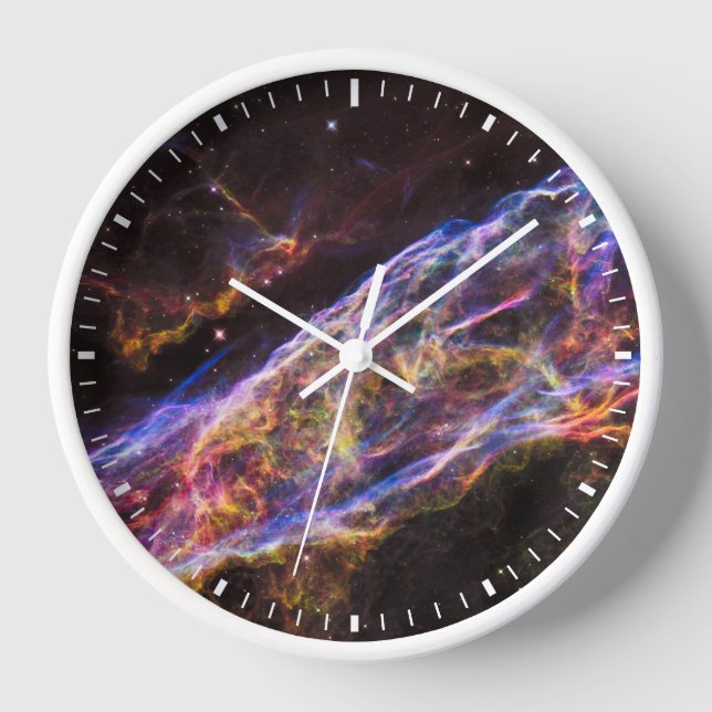 Horloge Ngc 6960, La Nébuleuse De La Sorcière. (Recto)