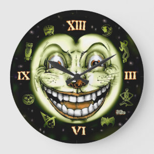 Horloge noire 13 Halloween