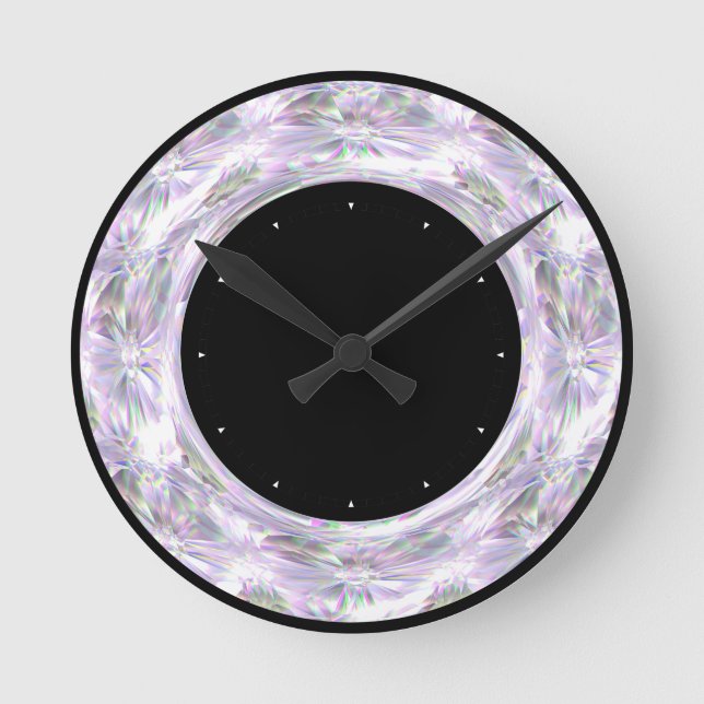 Horloge noire et diamant (Recto)
