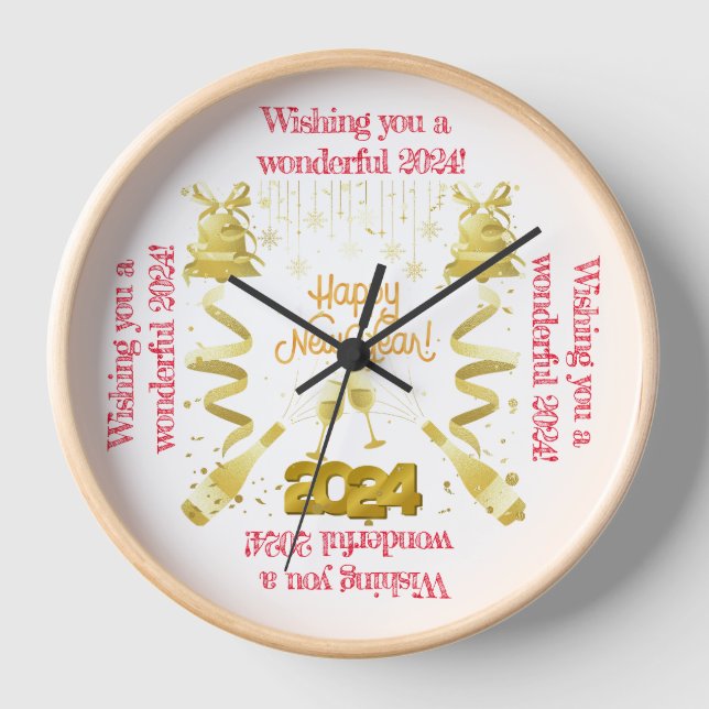 Horloge Nouvel an (Recto)