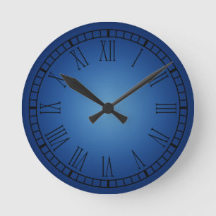 Horloge numérique bleu romain