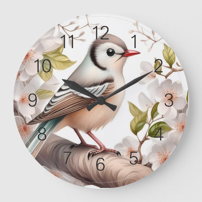 horloge oiseau (Recto)