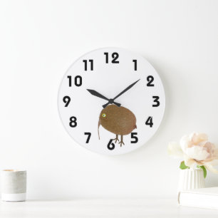 Horloge Oiseau Fruit Kiwi