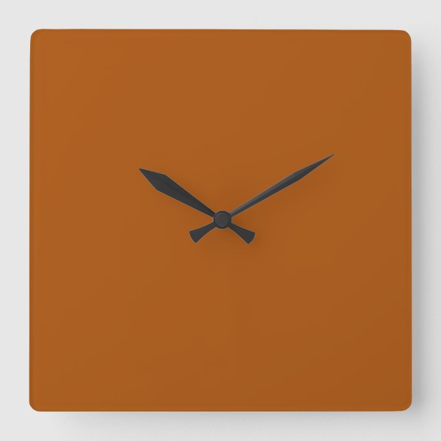 Horloge orange brûlée (Recto)