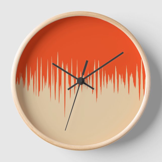 Horloge Orange et Tan (Recto)