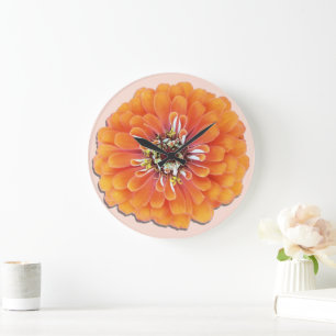Horloge - Orange Zinnia
