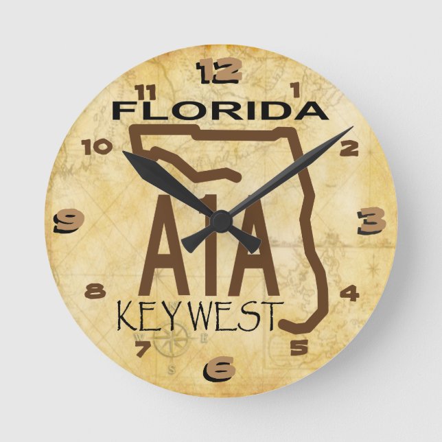 Horloge ouest à clé A-1-A (Recto)