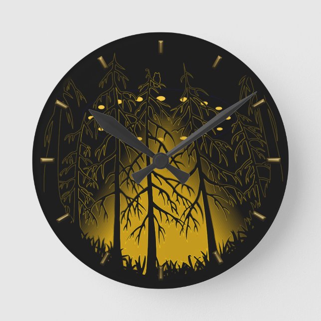 Horloge OVNI Alien Horloge spatiale OVNI Horloge m (Recto)