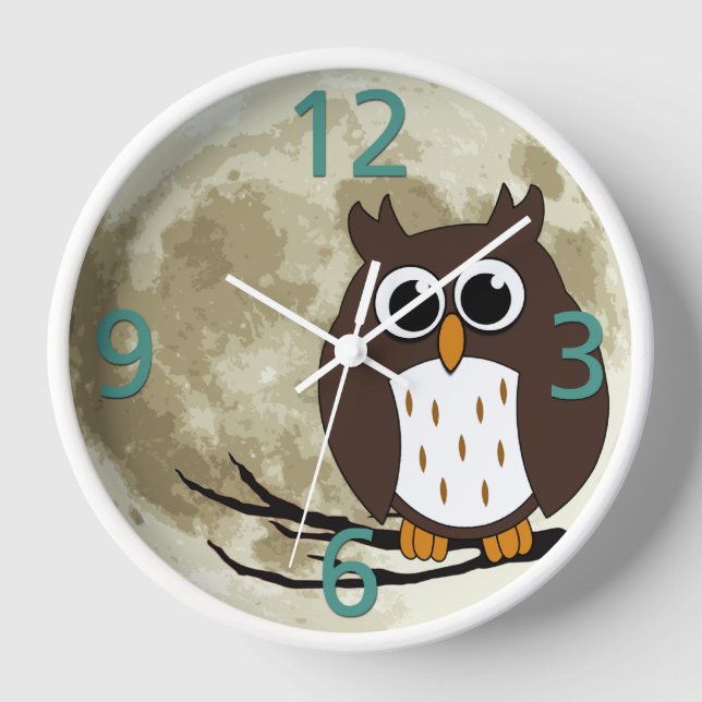 Horloge Owl clock (Recto)