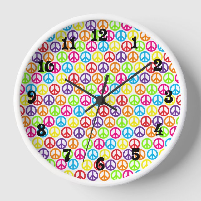 Horloge Paix Pop (Recto)
