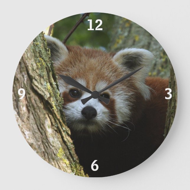 Horloge - panda rouge (Recto)
