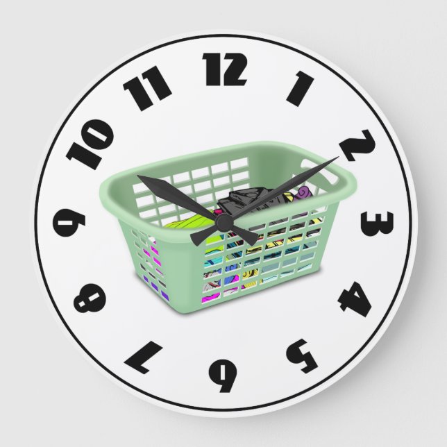 Horloge Panier à Linge (Recto)