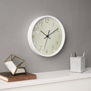 Horloge Papillons blancs