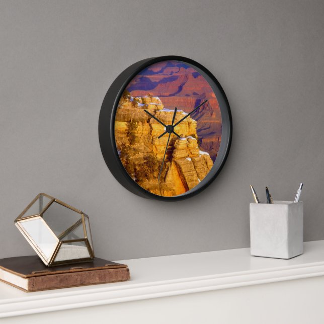 Horloge Parc national du Grand Canyon en hiver (Bureau)