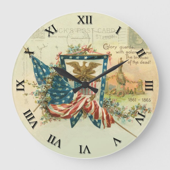 Horloge patriotique - Gardes de gloire (Recto)