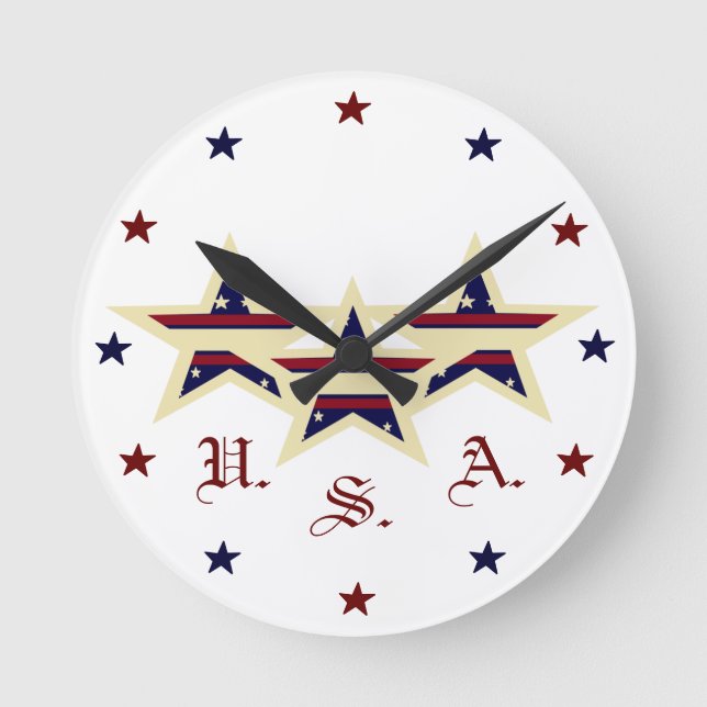 HORLOGE PATRIOTIQUE USA (Recto)