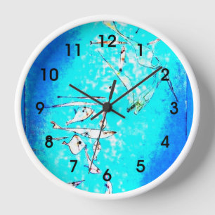 Horloge Paul Klee : Image du poisson,