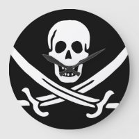 Horloge Paul McGehee "Le drapeau pirate de Calico