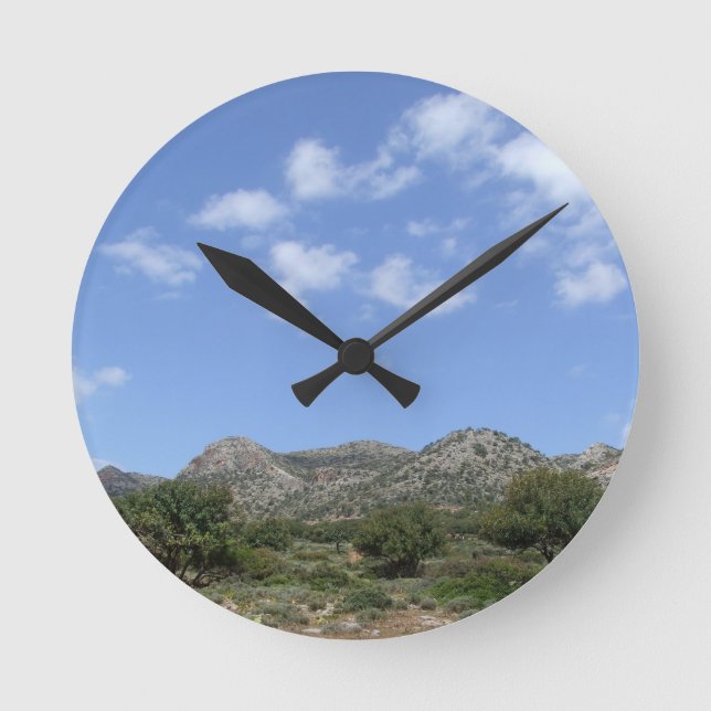 Horloge Paysage Grecque (Recto)