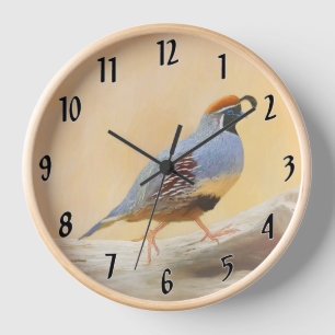 Horloge Peinture de Coline de Gambrel - Art Original d'Ois