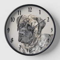Peinture mastiff anglaise (Brindle) - Dog Art