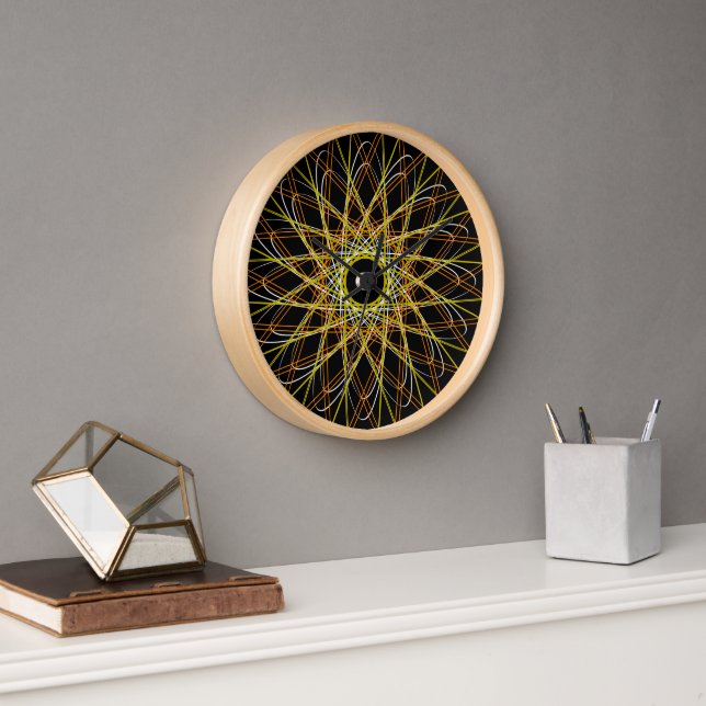 Horloge peinture murale (Bureau)