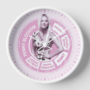 Horloge Penny Blossom Info Graphique