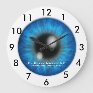 Horloge Personnalisée Opthamologiste