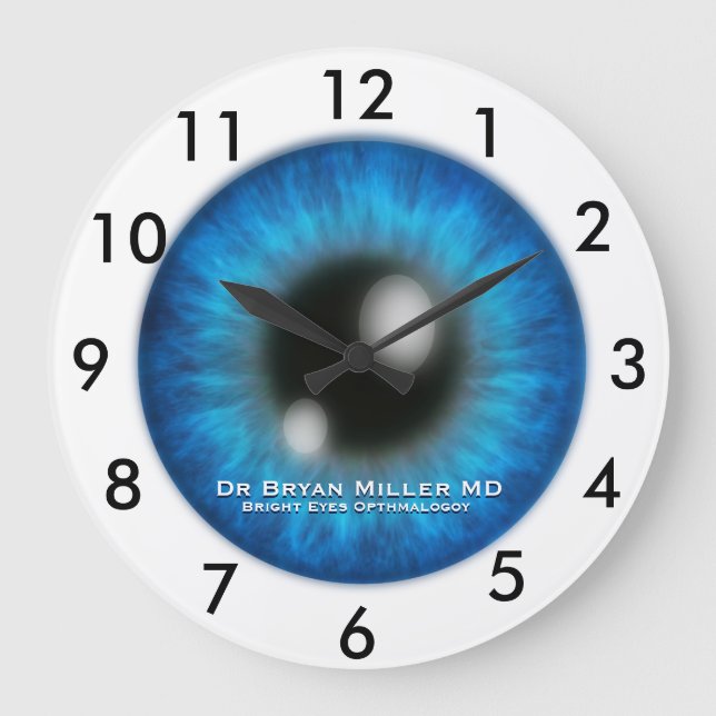Horloge Personnalisée Opthamologiste (Recto)