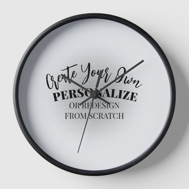 Horloge Personnalisez-vous (Recto)