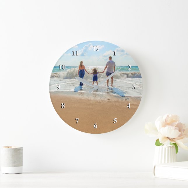 Horloge photo personnalisée avec vos photos (Maison)