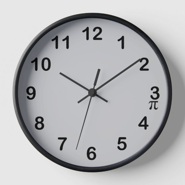Horloge Pi (Recto)