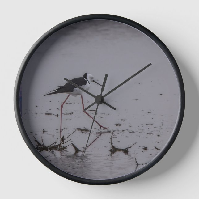 HORLOGE PIED STILT MAINS DU TEMPS (Recto)
