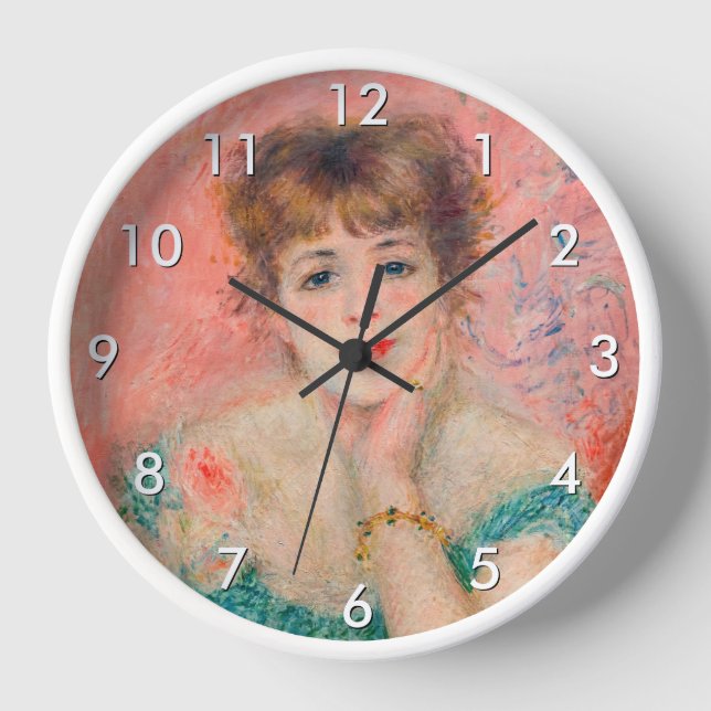 Horloge Pierre-Auguste Renoir - Actrice Jeanne Samary (Recto)