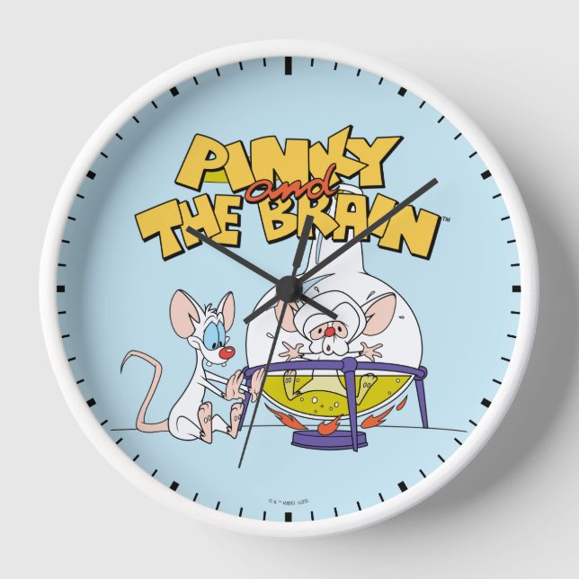 Horloge Pinky et le cerveau | Laboratoire (Recto)