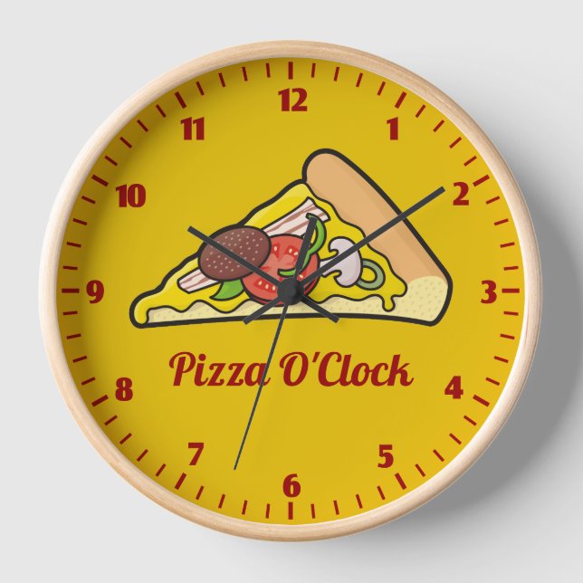 Horloge Pizza slice (Recto)