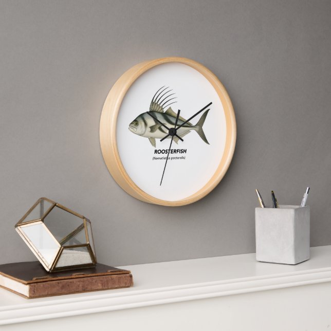 Horloge Poisson coq - La vie marine en Californie (Bureau)