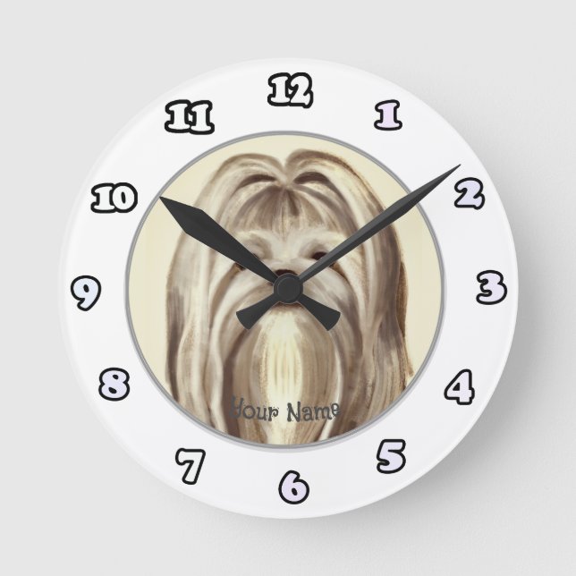 horloge pour chien maltais (Recto)