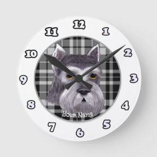 Horloge pour chien Schnauzer