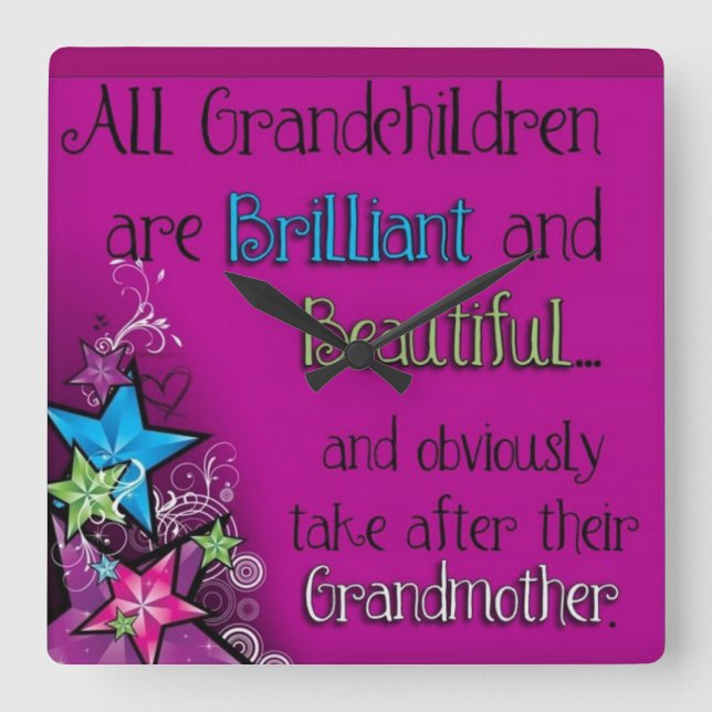 horloge pour grand-mères (Recto)