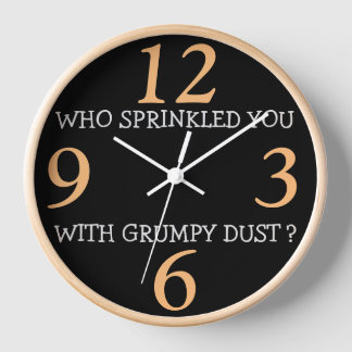 HORLOGE POUSSIÈRE DE GRUMPER
