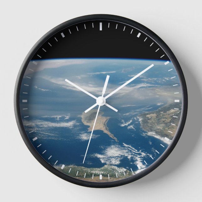 Horloge Poussière Sur La Mer Méditerranée Et L'Île Chypre (Recto)